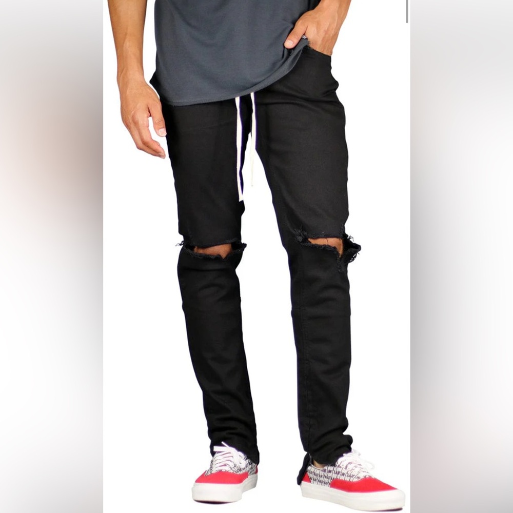 NWT HYPER DENIM Men’s Black Nate Zipper Pants size 28